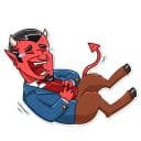 Стикеры Дьявол внутри тебя в Telegram