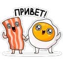 Стикеры Завтрак в Telegram