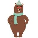 Стикеры Медведь в Telegram