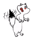 Стикеры Горностай Ерми в Telegram