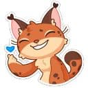 Стикеры Рысёнок Озончик в Telegram