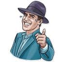 Стикеры Адриано Челентано в Telegram