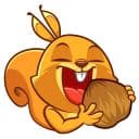 Стикеры Бельчонок в Telegram