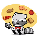 Стикеры mapachin y perezosin в Telegram