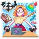 Стикеры Классный журнал в Telegram