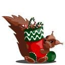 Стикеры Новогодняя белка в Telegram