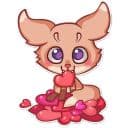 Стикеры Лиса Феннек в Telegram