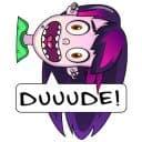 Стикеры MoonyCreepyGoonies в Telegram