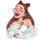 Стикеры Ариана Гранде в Telegram
