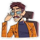 Стикеры Эдик в Telegram