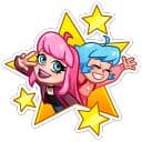 Стикеры Марго и Ника в Telegram