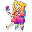 Стикеры Астральная Овечка в Telegram