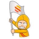 Стикеры Боевой монах Semux в Telegram