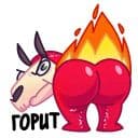 Стикеры Мэри Лу в Telegram