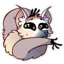 Стикеры Лемур Ринги в Telegram