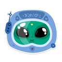 Стикеры Космонавты в Telegram