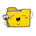 Стикеры Папка с картинками в Telegram