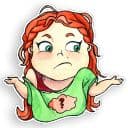 Стикеры Радужный Рыжик в Telegram