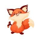 Стикеры Лиса в Telegram