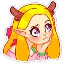 Стикеры Элла в Telegram