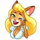 Стикеры Секретарша Мури в Telegram