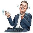 Стикеры Илон Маск в Telegram