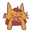 Стикеры Художник Котик в Telegram