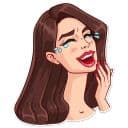 Стикеры Лана Дель Рей в Telegram