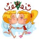 Стикеры Джон и Ева в Telegram