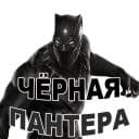Стикеры Чёрная пантера в Telegram