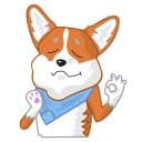 Стикеры Любовь, теннис и корги в Telegram