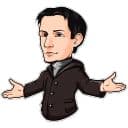 Стикеры Павел Дуров в Telegram