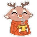 Стикеры Новогодний Лифи в Telegram