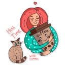 Стикеры Время кофе в Telegram