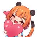 Стикеры Тигрица Пуся в Telegram