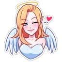 Стикеры Ангелица в Telegram