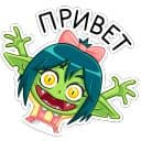 Стикеры Габи в Telegram