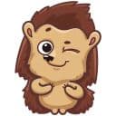 Стикеры Ёжик Шуня в Telegram