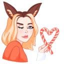 Стикеры Мэри и Крис в Telegram