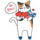 Стикеры Радужные котики в Telegram