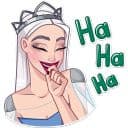 Стикеры Снежная королева в Telegram
