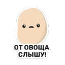 Стикеры Бульб в Telegram