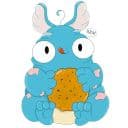 Стикеры Милый монстр Кьюриосити в Telegram