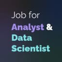 Канал Job for Analysts & Data Scientists в Telegram