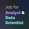 Telegram-канал Job for Analysts & Data Scientists