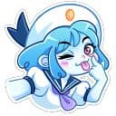 Стикеры Дженни в Telegram