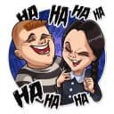Стикеры Семейка Аддамс в Telegram