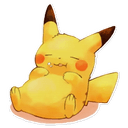 Стикеры pikachu в Telegram