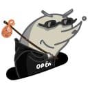 Стикеры Успешный Крот в Telegram