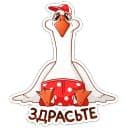 Стикеры Федька в плавках в Telegram